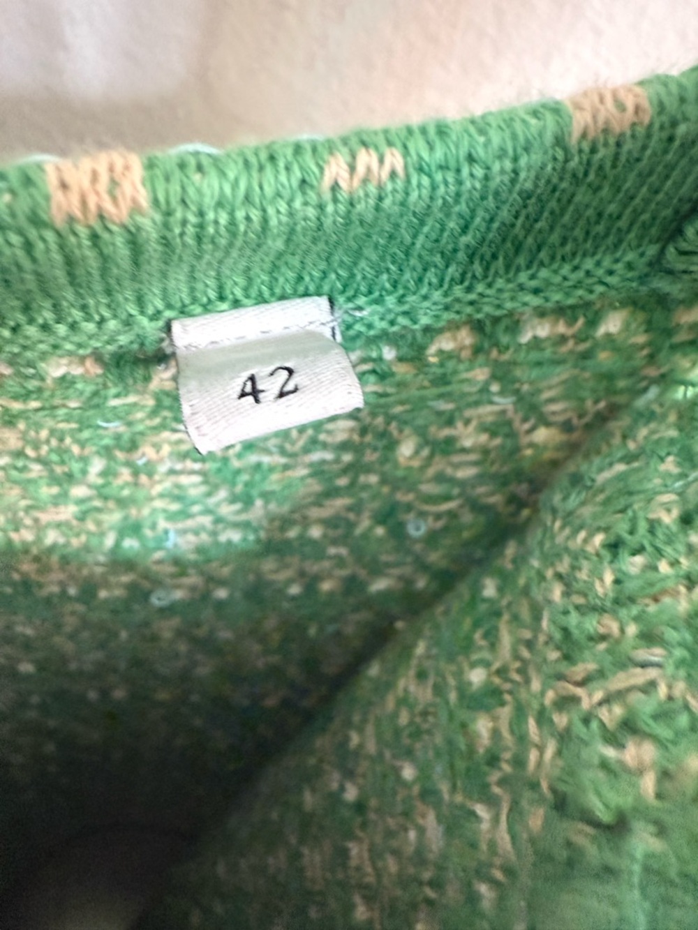 Sandro “Lea” green tweed dress Size XL - Picture 8 of 11